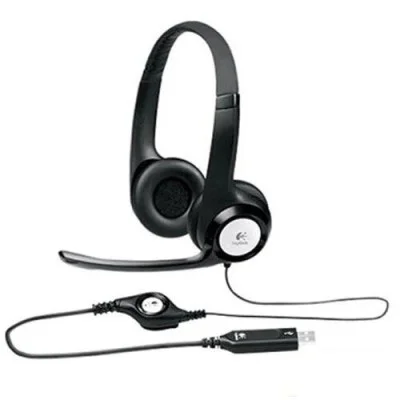 Logitech H390 Usb Headset - Black